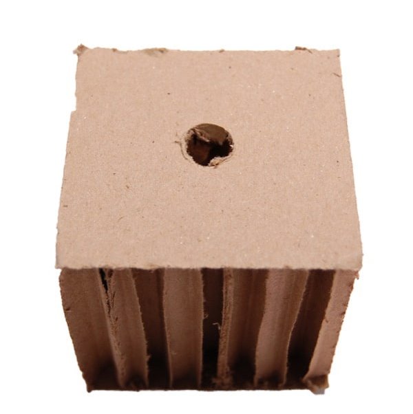 Honey Comb cardboard 3″H x 3″W x 3″LO (H1/2)